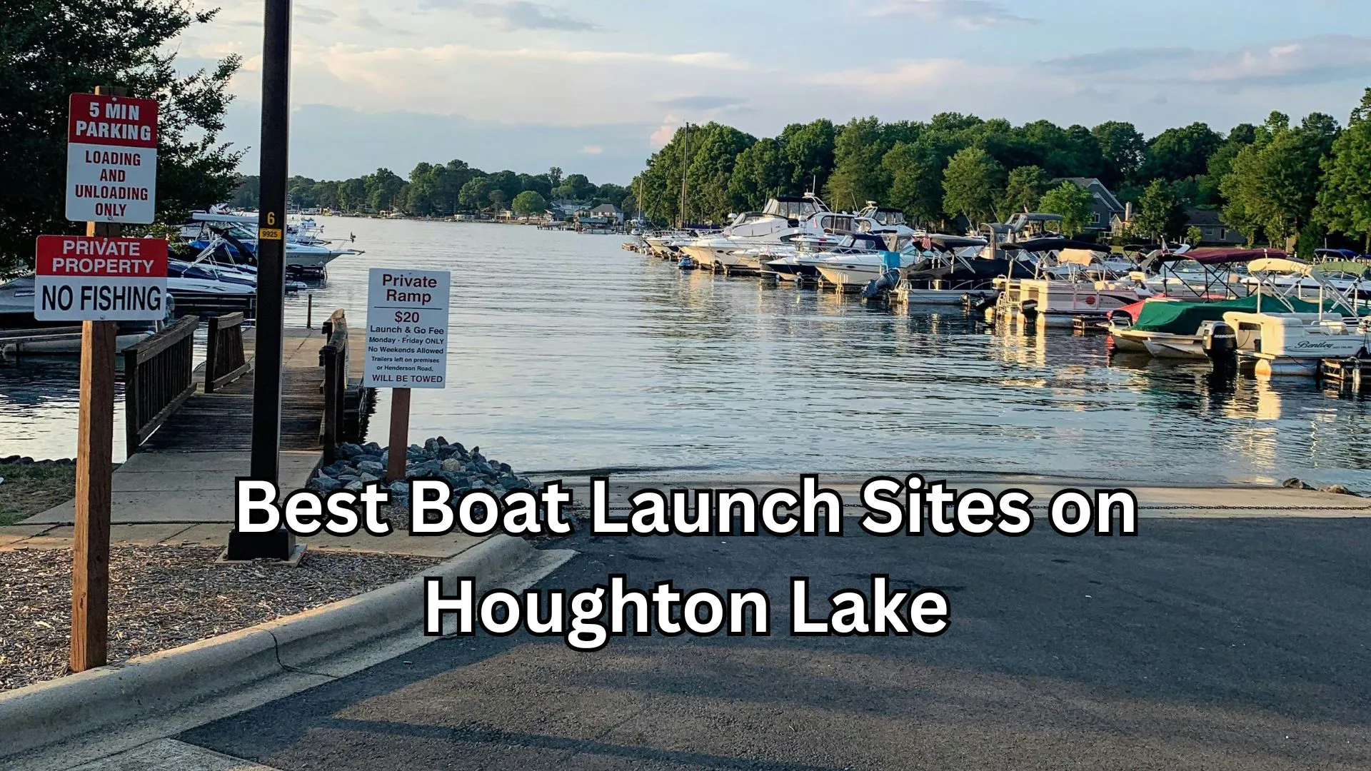 Boat launch options on Houghton Lake with boat storage tips in Houghton Lake, MI